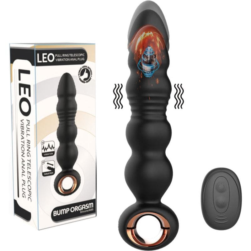 Plug Anal à Distance – Leo Thrusting | Vibrations & Va-et-Vient Secwell Sensations plus