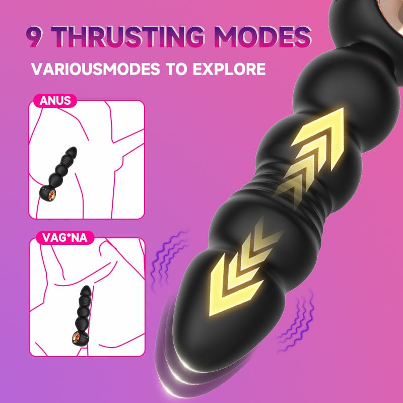 Plug Anal à Distance – Leo Thrusting | Vibrations & Va-et-Vient Secwell Sensations plus