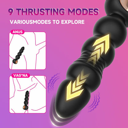 Plug Anal à Distance – Leo Thrusting | Vibrations & Va-et-Vient Secwell Sensations plus