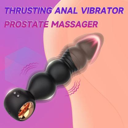 Plug Anal à Distance – Leo Thrusting | Vibrations & Va-et-Vient Secwell Sensations plus