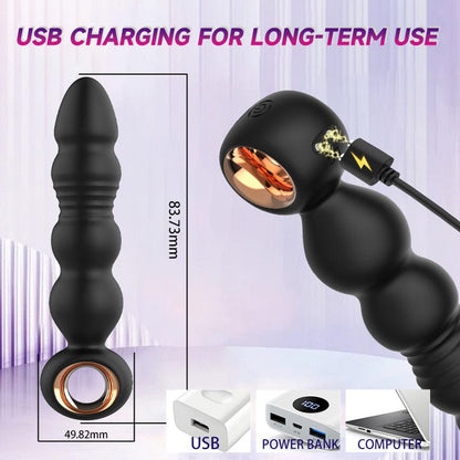 Plug Anal à Distance – Leo Thrusting | Vibrations & Va-et-Vient Secwell Sensations plus