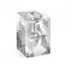 Plug Anal & Bijou 3 Tailles - Hidden Eden Angel Silver | Plug anal en Argent & Cristal Clair Hidden Eden Sensations plus