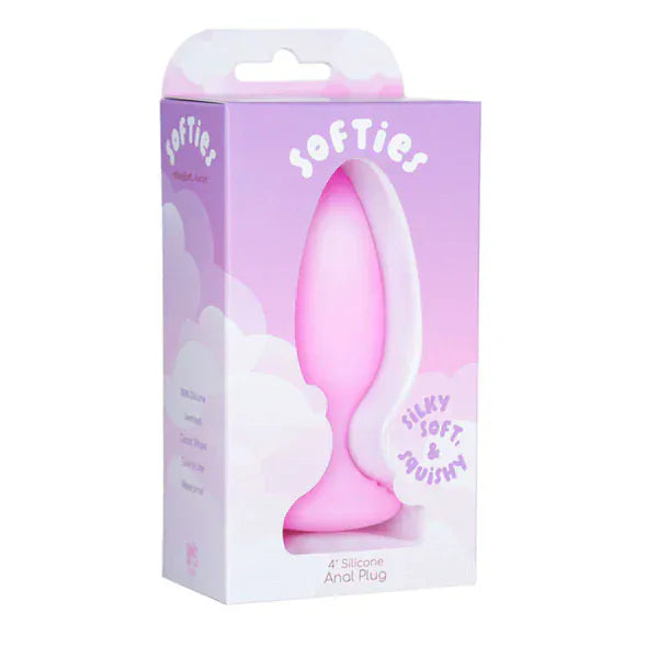 Plug Anal en Silicone - Softies 4” Anal Plug | Doux, Flexible, Sensations Plus Sensations plus
