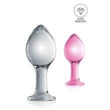 Plug Anal en Verre - Glossy n°32 | incassable, Jeu Thermique Froid ou Chaud Glossy Toys Sensations plus