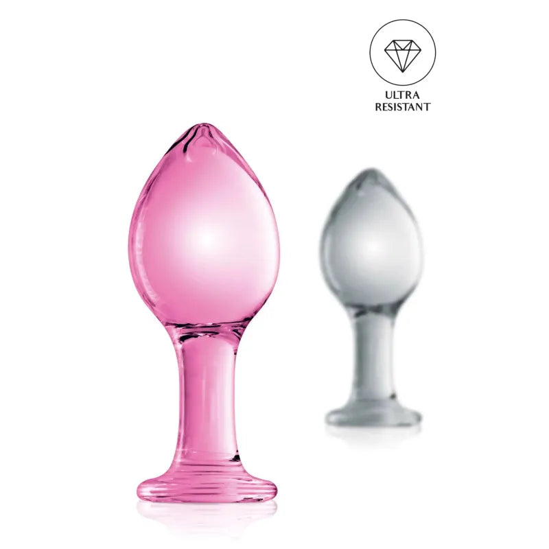 Plug Anal en Verre - Glossy n°32 | incassable, Jeu Thermique Froid ou Chaud Glossy Toys Sensations plus