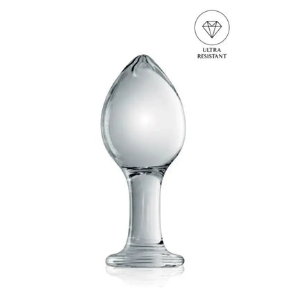 Plug Anal en Verre - Glossy n°32 | incassable, Jeu Thermique Froid ou Chaud Glossy Toys Sensations plus