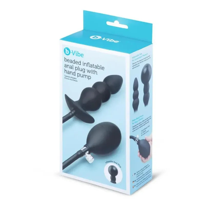 Plug Anal Gonflable - B-Vibe Beaded | Perlé & Progressive B-Vibe Sensations plus