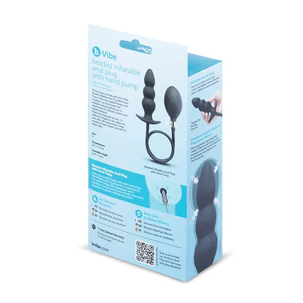 Plug Anal Gonflable - B-Vibe Beaded | Perlé & Progressive B-Vibe Sensations plus