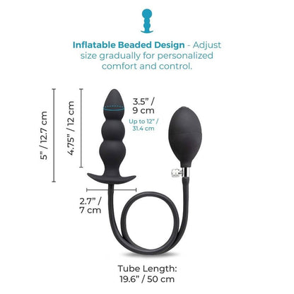 Plug Anal Gonflable - B-Vibe Beaded | Perlé & Progressive B-Vibe Sensations plus