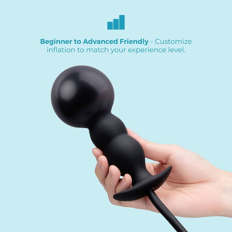 Plug Anal Gonflable - B-Vibe Beaded | Perlé & Progressive B-Vibe Sensations plus