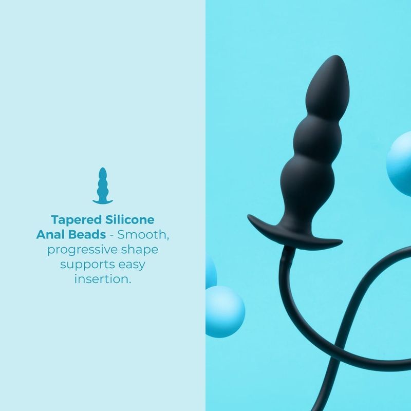Plug Anal Gonflable - B-Vibe Beaded | Perlé & Progressive B-Vibe Sensations plus