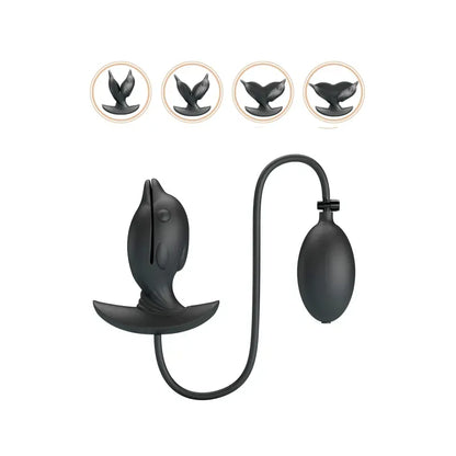 Plug Anal Gonflable Vibrant - Pretty Love Hanson | Pompe Intégrée & Rechargeable USB Pretty Love Sensations plus