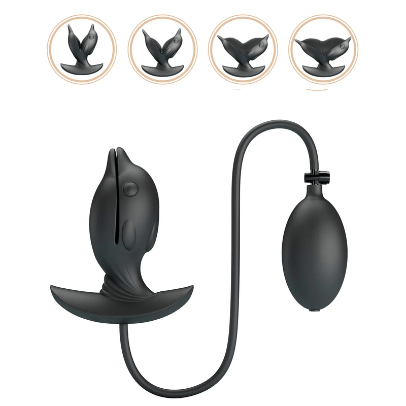 Plug Anal Gonflable Vibrant - Pretty Love Hanson | Pompe Intégrée & Rechargeable USB Pretty Love Sensations plus