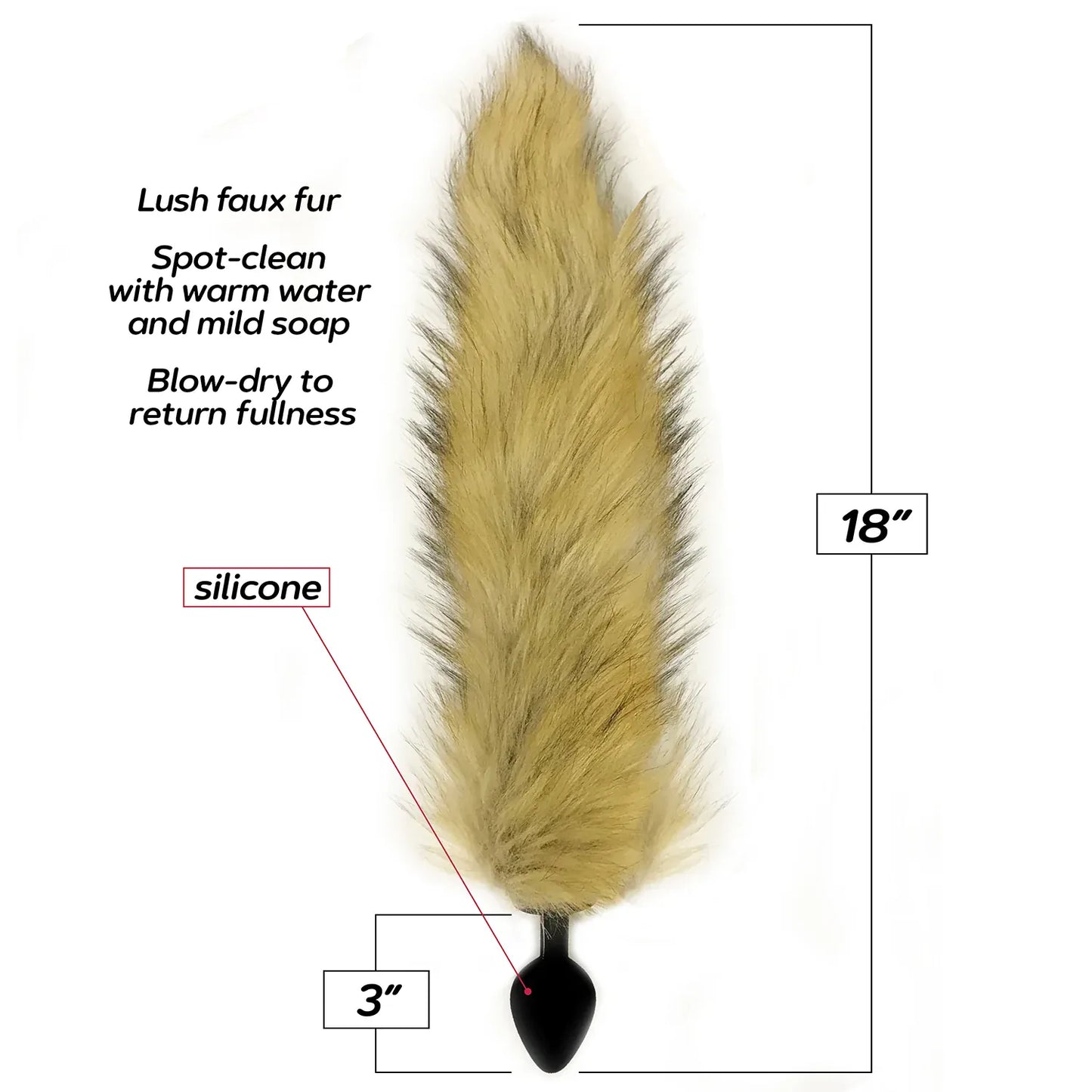Plug Anal & Queue de Renard - Foxy Fox Tail | Icon Brands Icon Brands Sensations plus