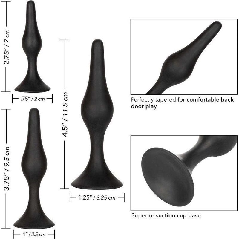 Plug Anal Silicone - Soft Plug | Ventouse Puissante & Diamètre Progressif Glamy Sensations plus