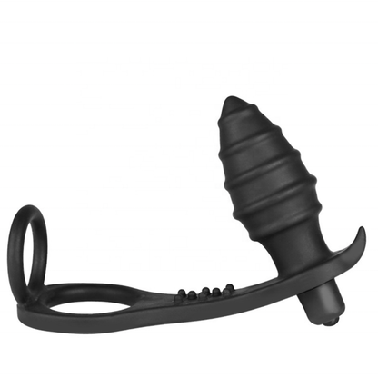 Plug Anal Vibrant & Anneau Double - Blue Junker | Stimulation Interne & Massage du Périnée Blue Junker Sensations plus