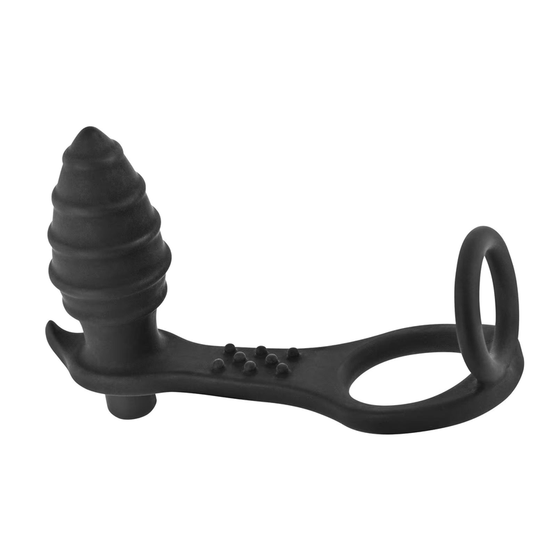 Plug Anal Vibrant & Anneau Double - Blue Junker | Stimulation Interne & Massage du Périnée Blue Junker Sensations plus
