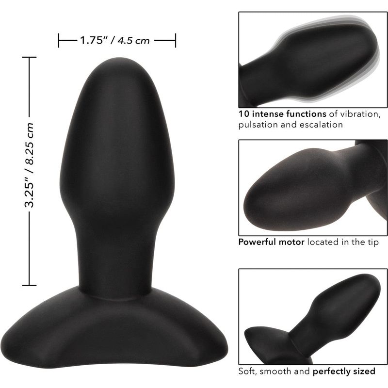 Plug Anal Vibrant - Calexotics - Rechargeable Tapered Probe CalExotics Sensations plus