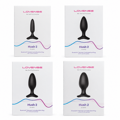 Plug Anal Vibrant Connecté - Hush 2 | Lovense Lovense Sensations plus