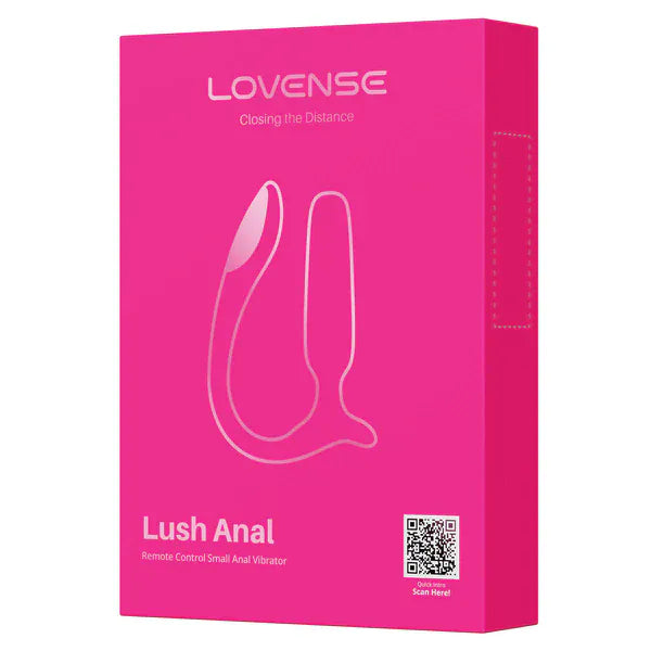 Plug Anal Vibrant Connecté - Lovense Lush Anal | 7 500 Vibrations par Minute & Silencieux lovense Sensations plus