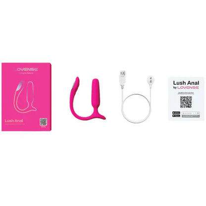 Plug Anal Vibrant Connecté - Lovense Lush Anal | 7 500 Vibrations par Minute & Silencieux lovense Sensations plus