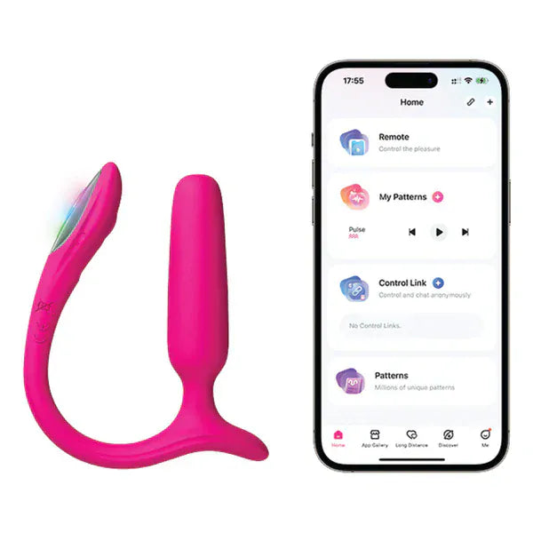 Plug Anal Vibrant Connecté - Lovense Lush Anal | 7 500 Vibrations par Minute & Silencieux lovense Sensations plus