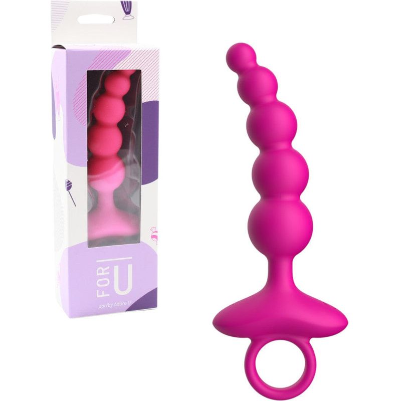Plug Anal Vibrant - Gumball d'Adore U |  10 Modes, Silicone Doux & Étanche Adore U - For U Sensations plus