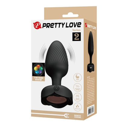 Plug Anal Vibrant Lumineux - Pretty Love Varian | LED Multicolores & 10 Modes de Vibrations Pretty Love Sensations plus