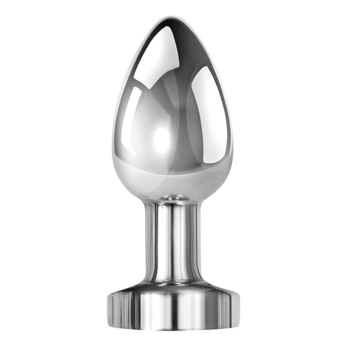 Plug Anal Vibrant Rechargeable - Gender X - Rockin Metal Plug XL Silver Gender X Sensations plus