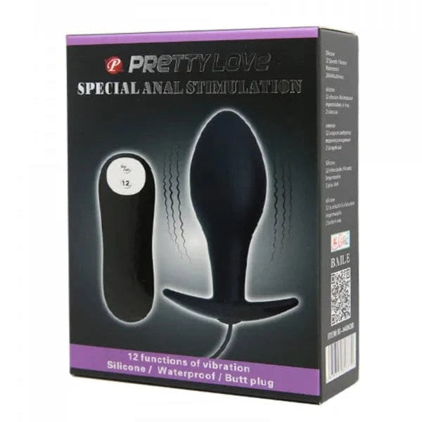 Plug Anal Vibrant - Special Anal Stimulation | 12 Modes, Silicone Doux & Waterproof Pretty Love Sensations plus
