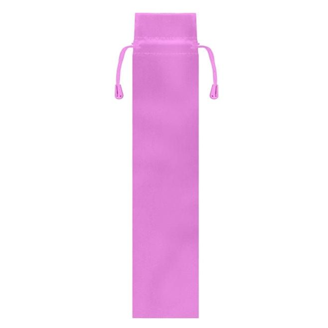 Pochette Rose Satin 30x8 cm | Rangement pour Jouets Intimes | Élégant, Doux & Protecteur G-pop Sensations plus