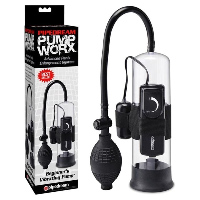 Pompe à Pénis -  Pipedream - Beginner's Vibrating Pump Pipedream Sensations plus