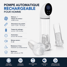 Pompe Automatique Rechargeable - Pumped Hyperscope | Manchon Vaginal Pumped Sensations plus