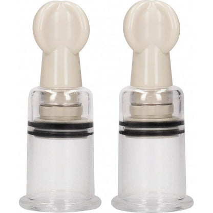 Pompe et Ventouse à mamelons - Nipple Suction | Kit d'aspiration moyen Shots America Sensations plus