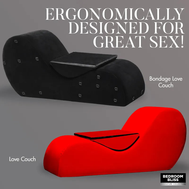 Positionneur Sexuel -Bedroom Bliss Love Kinky Couch | Chaise pour Positions Intimes Bedroom Bliss Sensations plus