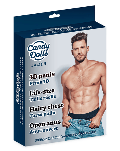 Poupée Gonflable Anus & Pénis 3D - James Homme | Candy Dolls Candy Dolls Sensations plus