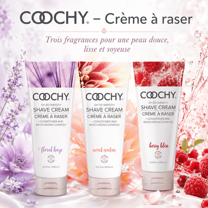 Produit Intime de Corps - COOCHY Crème à Raser | 3 Fragrances Coochy Sensations plus
