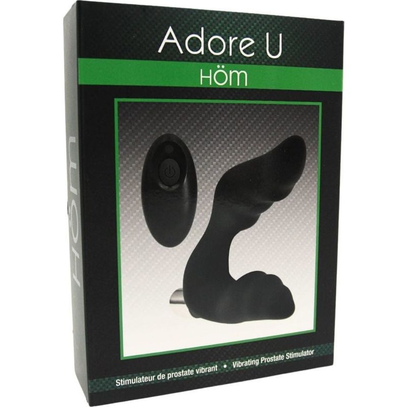 Prostate - Adore U Höm - Stimulateur De Prostate Avec Télécommande - Courbe Prononcée Adore U Höm Sensations plus