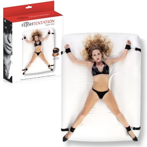 Sangles d’Attaches de Lit - FetishTentation | Immobilisation des Poignets & Chevilles FetishTentation Sensations plus