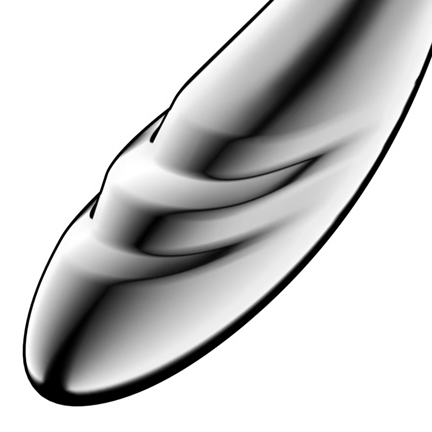 Dildo en Acier Inoxydable - Satisfyer Pure Gravity 3 | Point-G, Double Texture & Massif