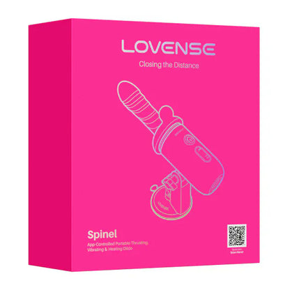 Sex Machine 3 en 1 - Lovense Spinel | Vibrant, Chauffante, Va-et-Vient & Connectée Lovense Sensations plus
