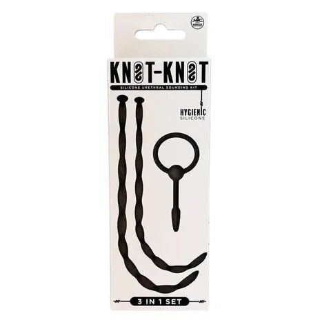 Sondes Urétrales en Silicone - Knot-Knot NMC | Ensemble de 3 Tiges Excellent Power Sensations plus