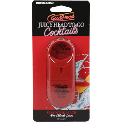 Spray Oral Bouche Sèche - GoodHead Juicy Head To-Go | Hydratant & de Saveurs Cocktails Doc Johnson Sensations plus