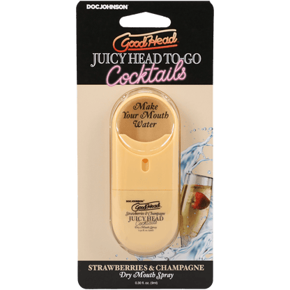 Spray Oral Bouche Sèche - GoodHead Juicy Head To-Go | Hydratant & de Saveurs Cocktails Doc Johnson Sensations plus