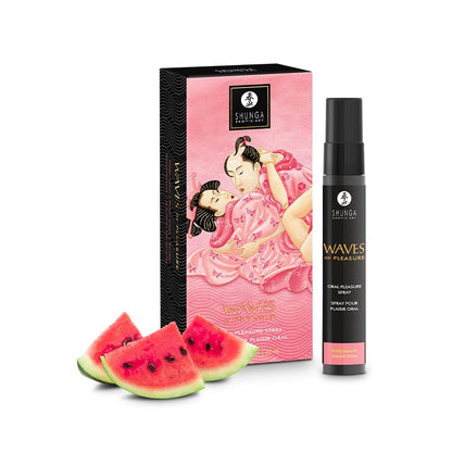 Spray pour Plaisir Oral - Waves Spray de Shunga | 3 Saveurs, Excitantes & Gourmandes Shunga Sensations plus