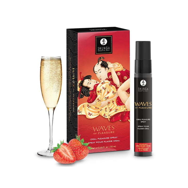 Spray pour Plaisir Oral - Waves Spray de Shunga | 3 Saveurs, Excitantes & Gourmandes Shunga Sensations plus