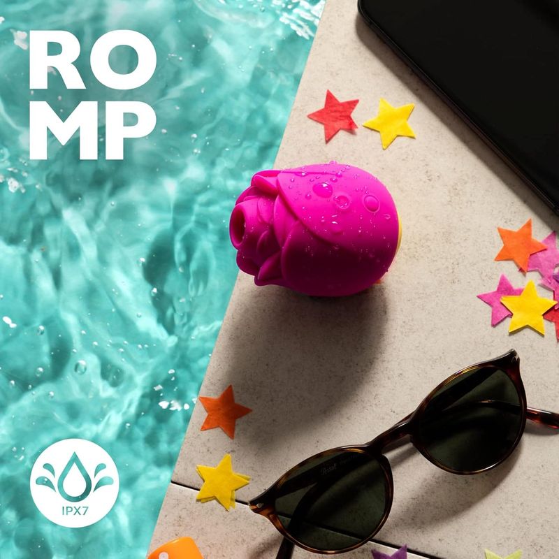 Stimulateur Clitoridien 2-en1 - Romp Rose 2 | Pleasure Air ROMP Sensations plus