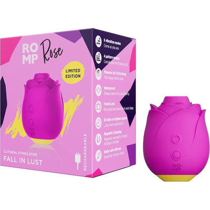 Stimulateur Clitoridien 2-en1 - Romp Rose 2 | Pleasure Air ROMP Sensations plus