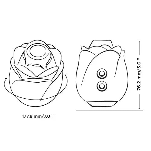 Stimulateur Clitoridien 2-en1 - Romp Rose 2 | Pleasure Air ROMP Sensations plus