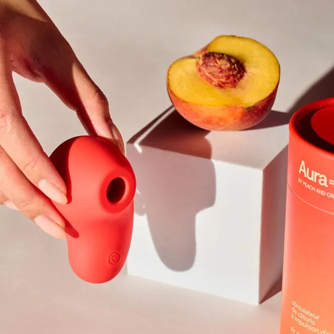 Stimulateur clitoridien - Aura à Impulsion d’Air | Peach & Cream Peach & Cream Sensations plus